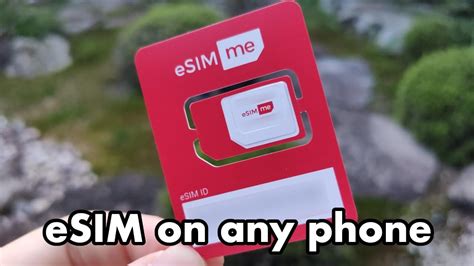 using esim on international phones.